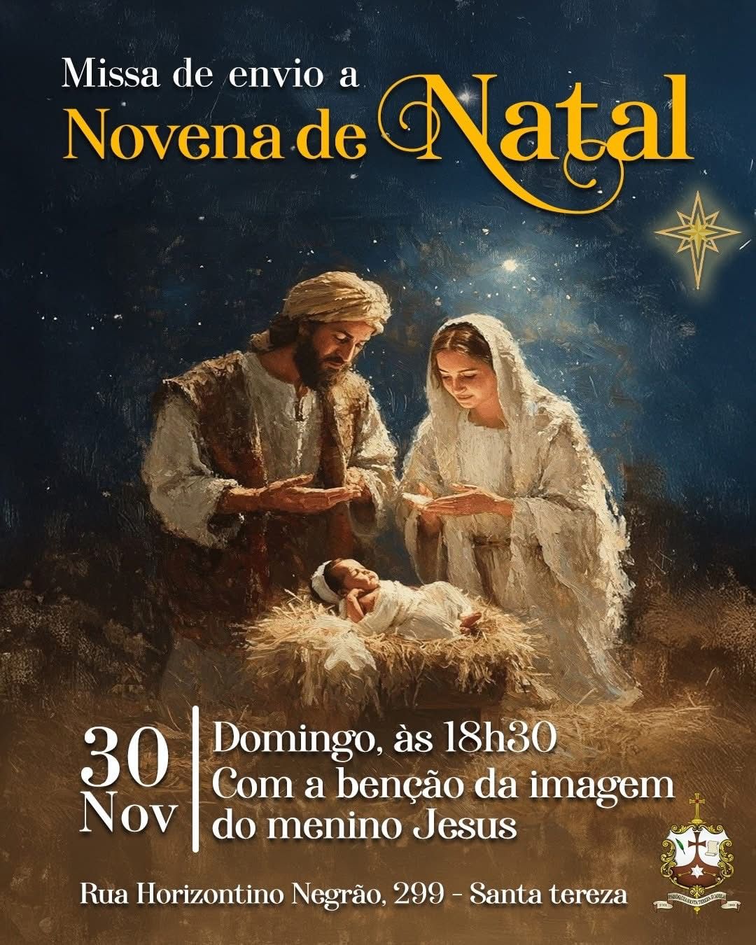 Missa de Envio da Novena de Natal 20-11-25